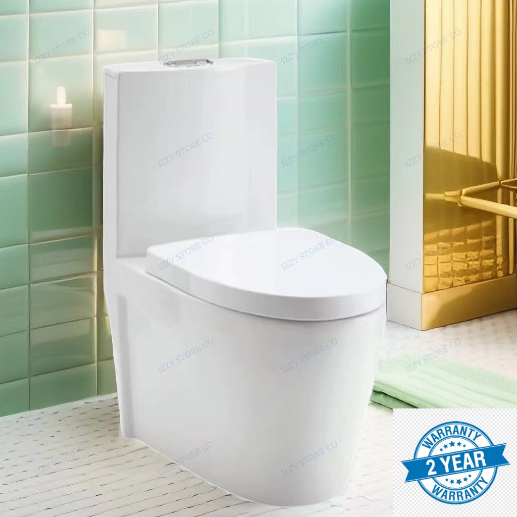 N I K O White vortex Toilet (NK09400M) 2 Years Warranty